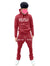 Fear Not Red Stacked Sweatsuit Set – God Is Working Edition
